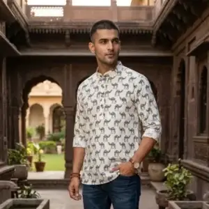 Camel-Short-Kurta